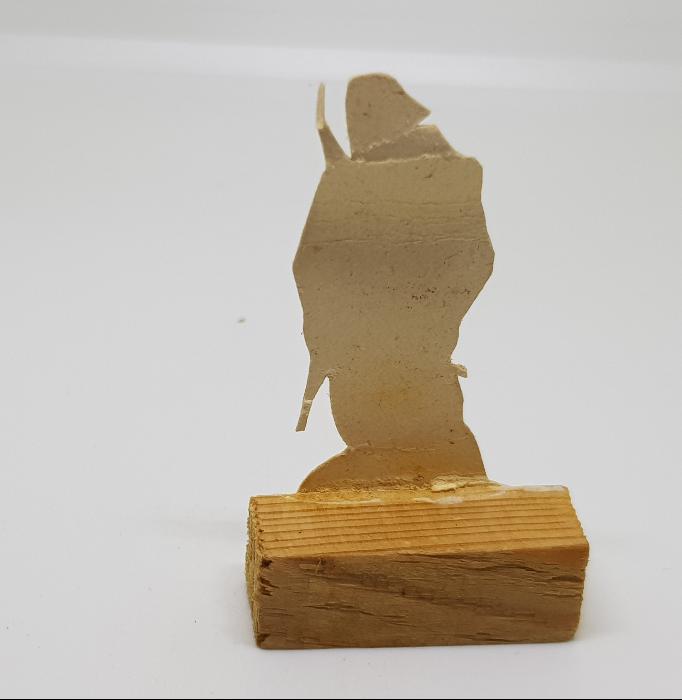 1. DÜNYA SAVAŞI DÖNEMİ ÇOK NADİR KAĞIT TÜRK ASKERİ FİGÜR