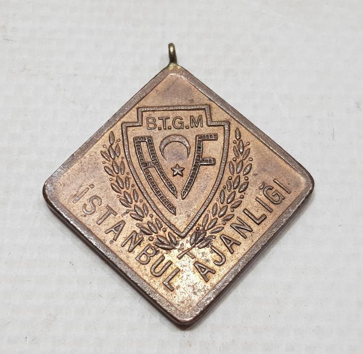 1930'LARDAN İSTANBUL AJANLIĞI İLKBAHAR MÜSABAKALARI MADALYASI 