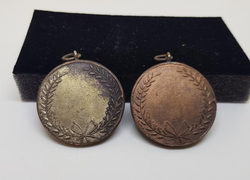 1940-1950'LERDEN İKİ ADET ATLETİZM MADALYASI 