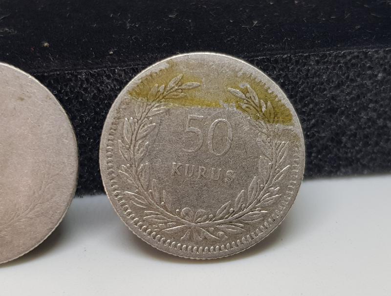 1947-1948 GÜMÜŞ 50 KURUŞLAR