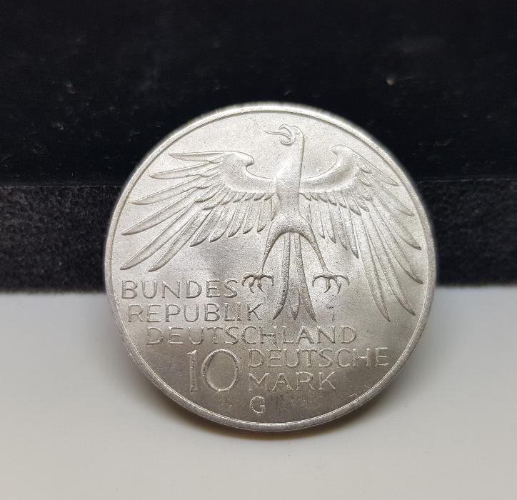 1972 MÜNİH OLİMPİYATLARI GÜMÜŞ 10 MARK HATIRA PARA