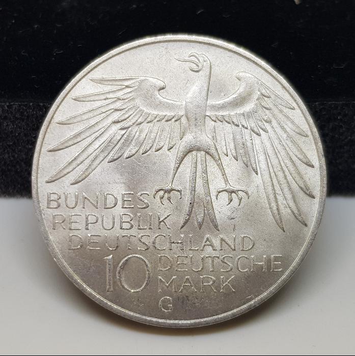 1972 MÜNİH OLİMPİYATLARI GÜMÜŞ 10 MARK HATIRA PARA