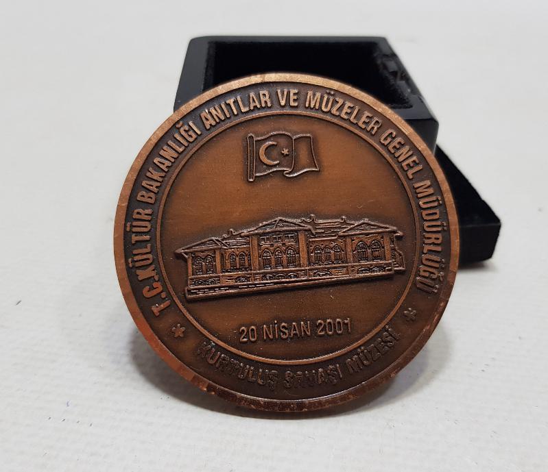 2001 KURTULUŞ SAVAŞI MÜZESİ AÇILIŞ HATIRASI NADİR MADALYA