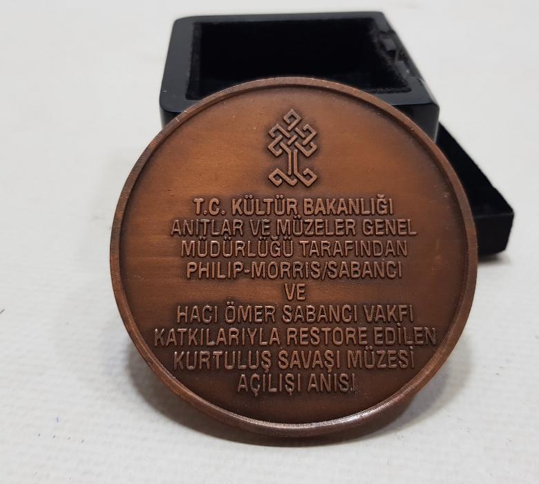2001 KURTULUŞ SAVAŞI MÜZESİ AÇILIŞ HATIRASI NADİR MADALYA