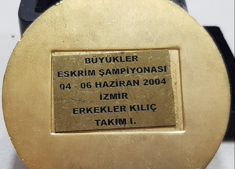 2004 TÜRKİYE ESKRİM ŞAMPİYONASI 1.LİK MADALYASI