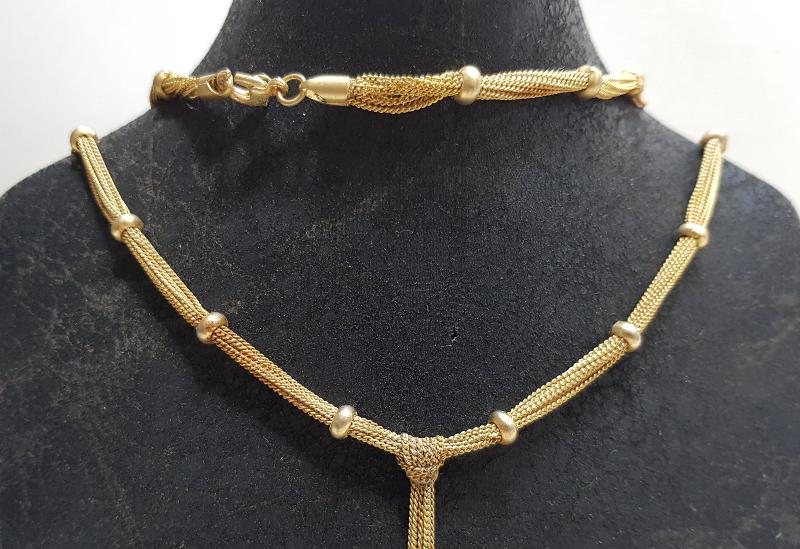 ANTİKA ALTIN KAPLAMA GERDANLIK