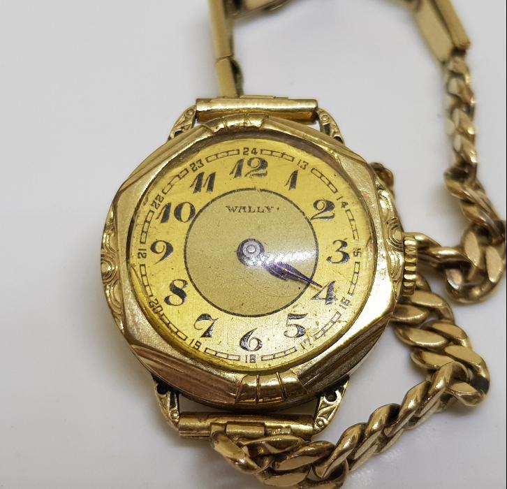 ANTİKA ALTIN KAPLAMA KOL SAATİ