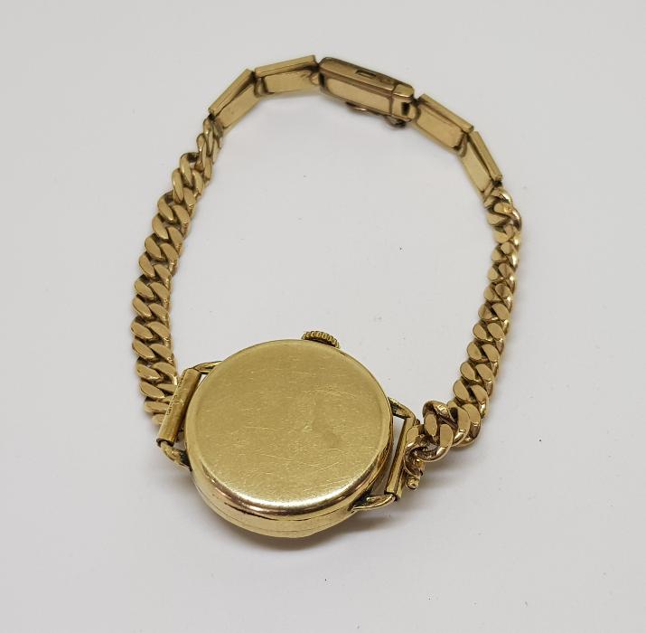 ANTİKA ALTIN KAPLAMA KOL SAATİ