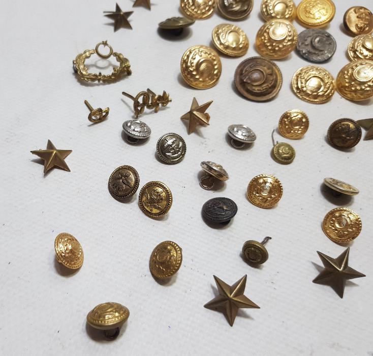 ANTİKA ASKERİ DÜĞME, KOKART VE SPOLET TAKIMI