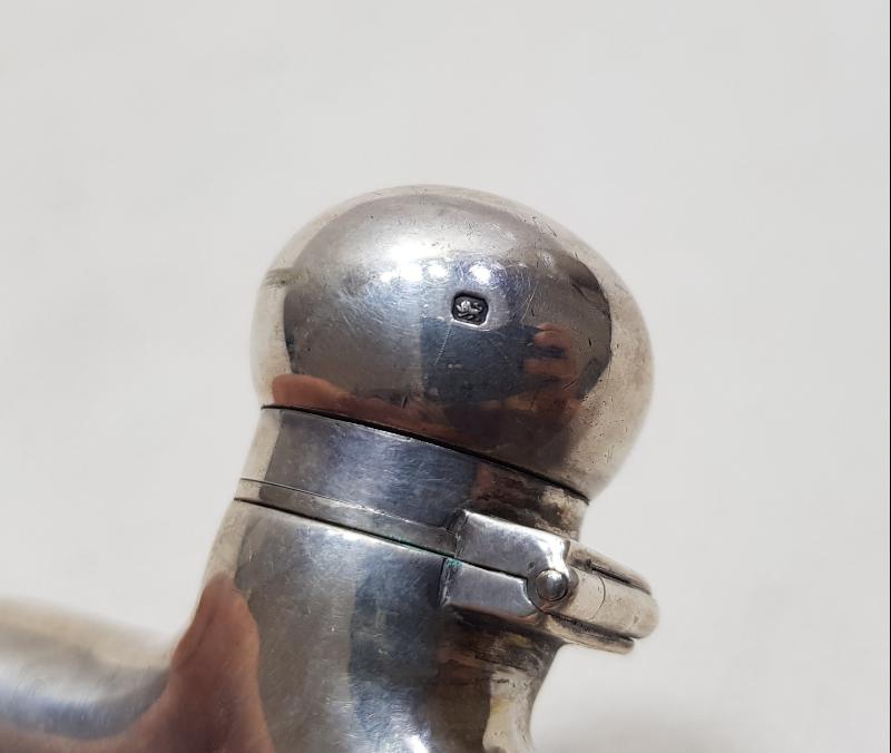 ANTİKA GÜMÜŞ CEP MATARASI