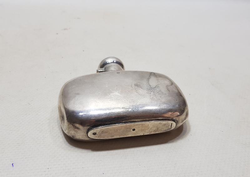 ANTİKA GÜMÜŞ CEP MATARASI