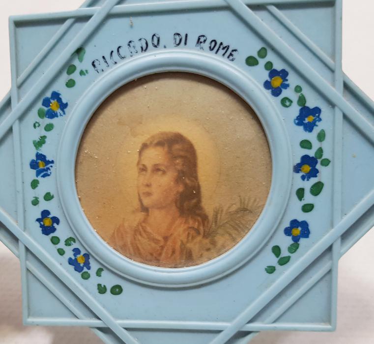 ANTİKA HIRİSTİYAN DUVAR İKONASI