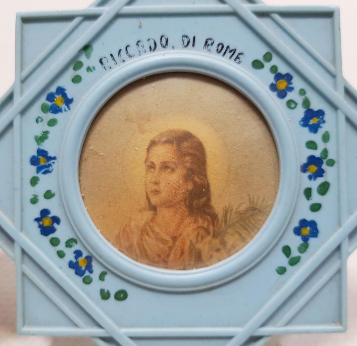 ANTİKA HIRİSTİYAN DUVAR İKONASI