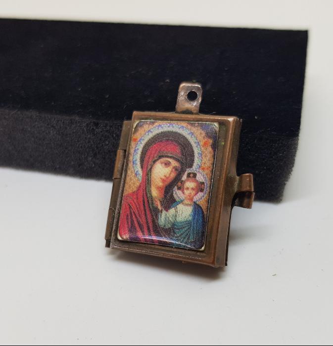 ANTİKA HIRİSTİYAN İKONİK KOLYE UCU