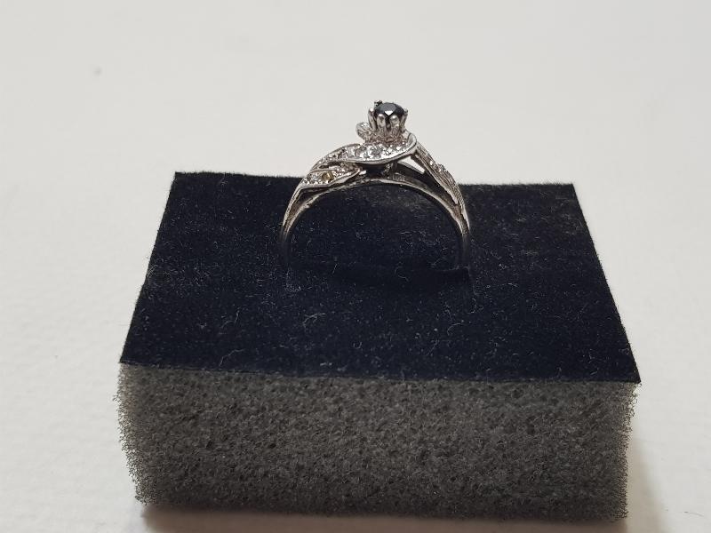 ANTİKA SAFİR TAŞLI PIRLANTA YÜZÜK