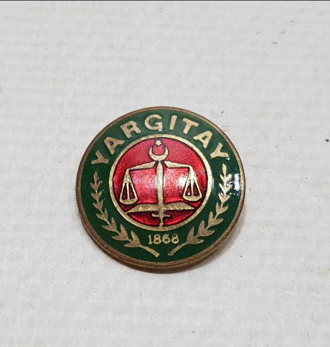 MİNELİ YARGITAY ROZETİ 