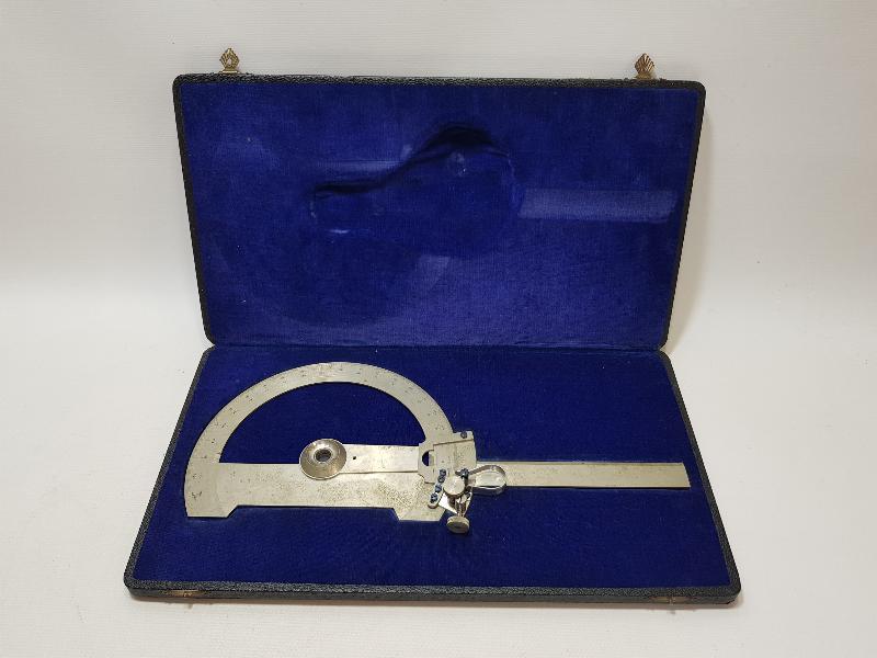 ORJİNAL KUTUSUNDA ANTİKA KONİK AÇI ÖLÇER 