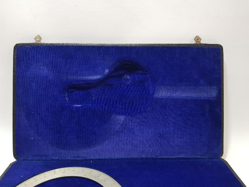 ORJİNAL KUTUSUNDA ANTİKA KONİK AÇI ÖLÇER 