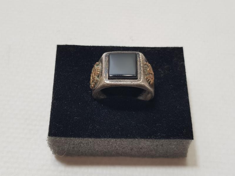 OSMANLI DEVLET ARMALI OLTU TAŞLI GÜMÜŞ YÜZÜK