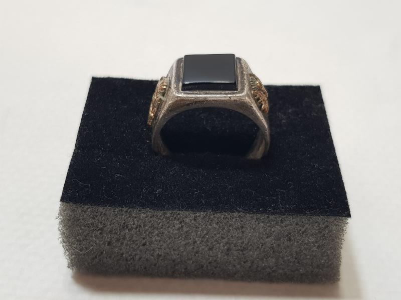 OSMANLI DEVLET ARMALI OLTU TAŞLI GÜMÜŞ YÜZÜK