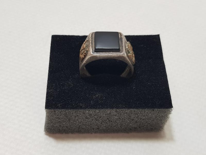 OSMANLI DEVLET ARMALI OLTU TAŞLI GÜMÜŞ YÜZÜK