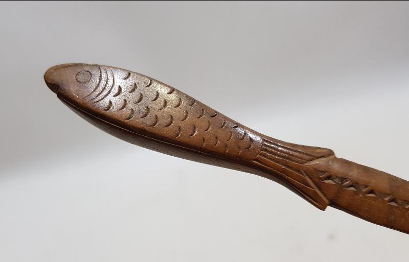 OSMANLI DÖNEMİ BALIK FORMLU ŞİMŞİR ZARF AÇACAĞI