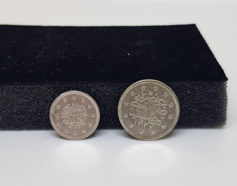 OSMANLI DÖNEMİ GÜMÜŞ 1 KURUŞ VE 2 KURUŞ LOTU