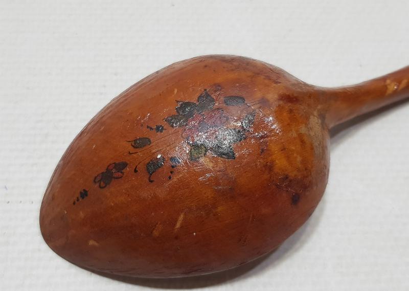 OSMANLICA BEYİT YAZILI AHŞAP KAŞIK