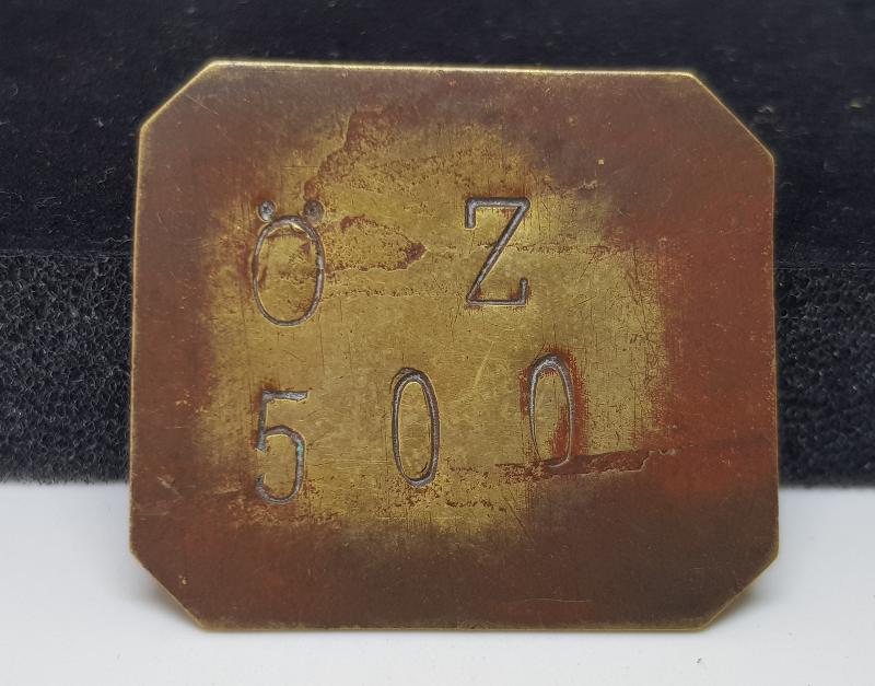 ÖZ 500 YAZILI ÇOK NADİR JETON 