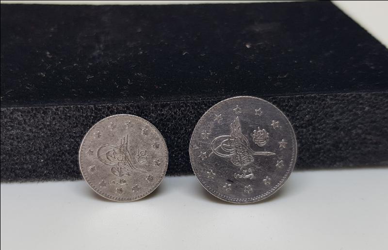 SULTAN ABDÜLHAMİD DÖNEMİ GÜMÜŞ 1 KURUŞ VE 2 KURUŞ LOTU