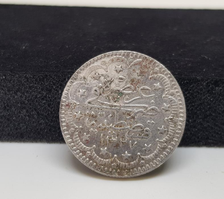 SULTAN MEHMET REŞAD DÖNEMİ 5 KURUŞ GÜMÜŞ PARA