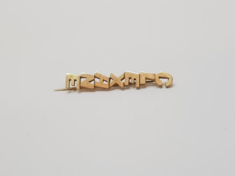 TIP TARİHİ: CLEXANE İLAÇ PROMOSYONU ALTIN BROŞ