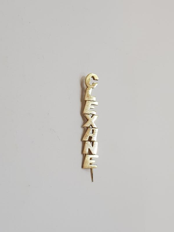 TIP TARİHİ: CLEXANE İLAÇ PROMOSYONU ALTIN BROŞ