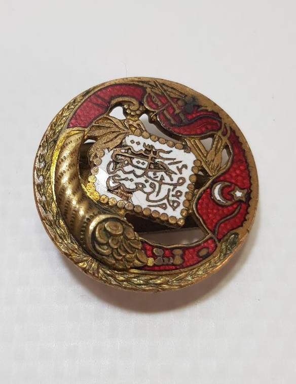 1. DÜNYA SAVAŞI DÖNEMİ ÇOK NADİR MÜDAFAİ MİLLİYE CEMİYETİ ROZETİ 