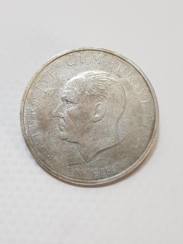 27 MAYIS 1960 DARBESİ HATIRASI GÜMÜŞ 10 LİRA