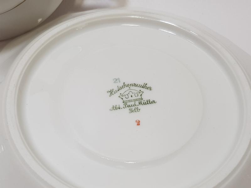 ANTİKA HUTSCHENREUTHER MARKA TRIO ÇAY TAKIMI