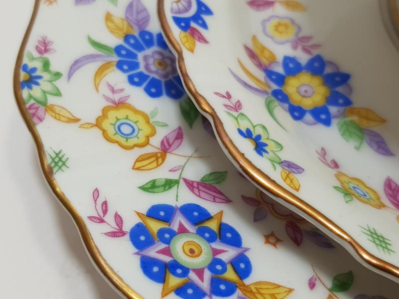 ANTİKA HUTSCHENREUTHER MARKA TRIO ÇAY TAKIMI