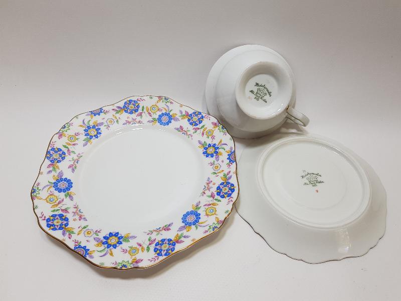 ANTİKA HUTSCHENREUTHER MARKA TRIO ÇAY TAKIMI