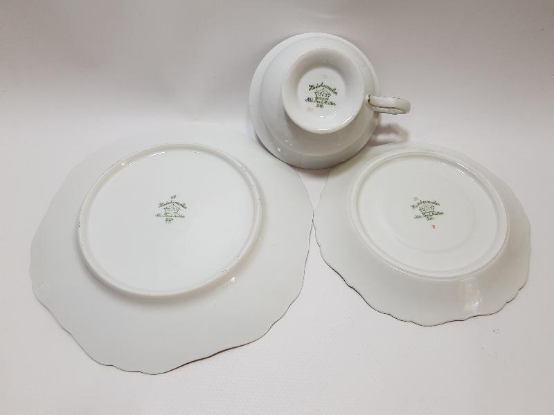 ANTİKA HUTSCHENREUTHER MARKA TRIO ÇAY TAKIMI