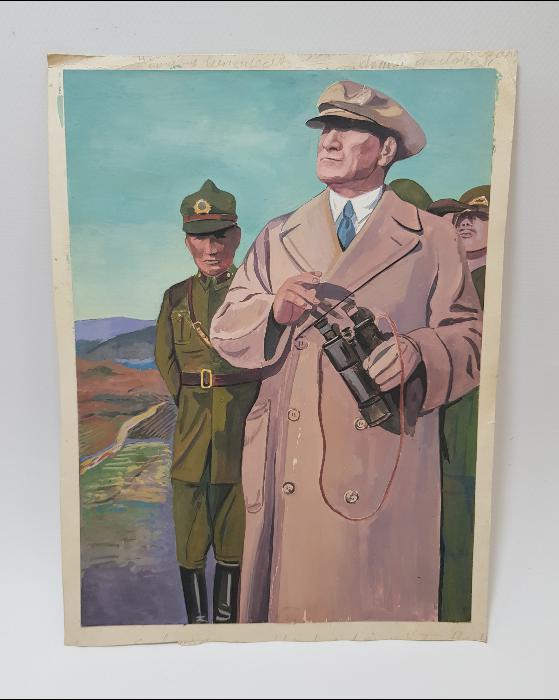 ATATÜRK ASKERİ HAVACILIK TATBİKATINDA RESİM 