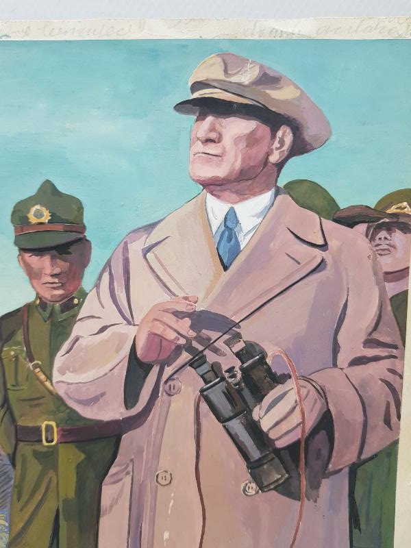 ATATÜRK ASKERİ HAVACILIK TATBİKATINDA RESİM 