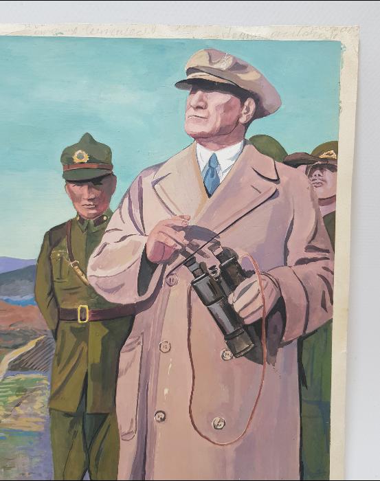 ATATÜRK ASKERİ HAVACILIK TATBİKATINDA RESİM 