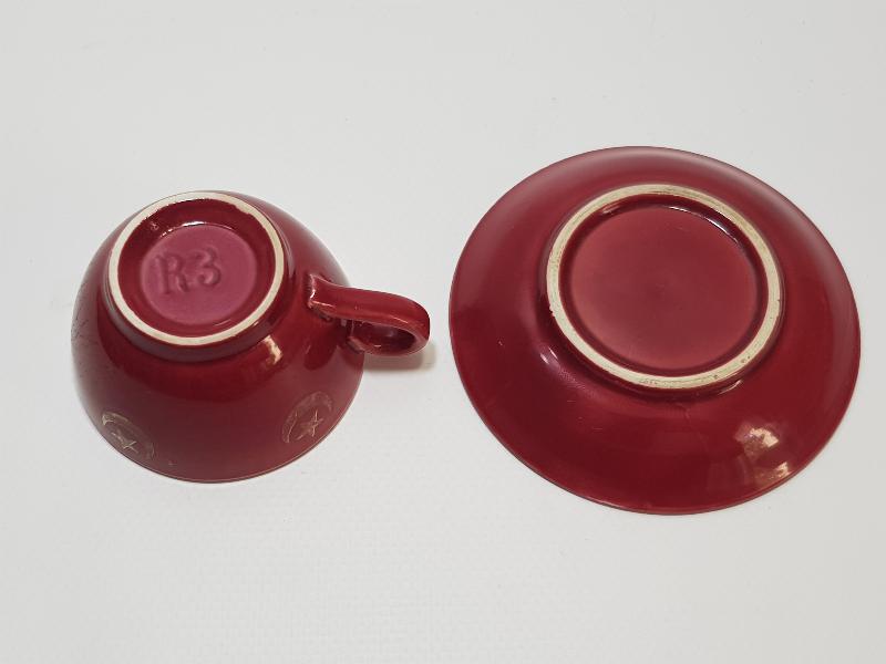 KAHVE KÜLTÜRÜ: OSMANLI DÖNEMİ ALTIN VARAK AY YILDIZLI PORSELEN KAHVE FİNCANI