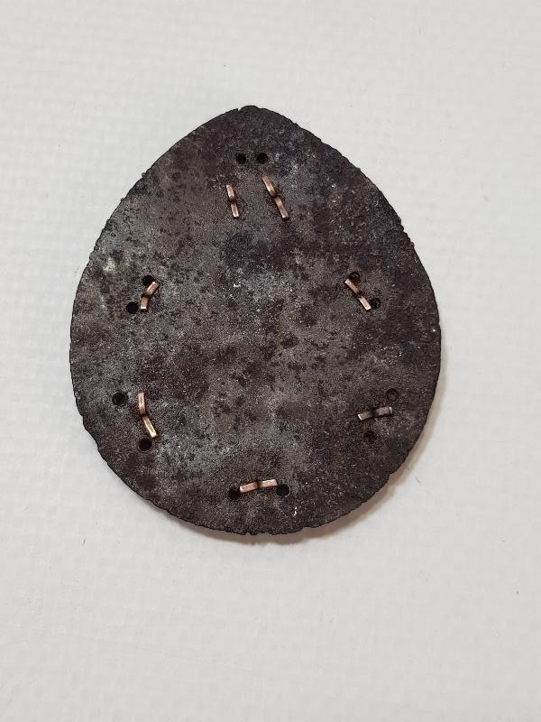 OSMANLI DÖNEMİ ALTIN VERMEYLİ GÜMÜŞ ARMUDİYE KOLYE UCU