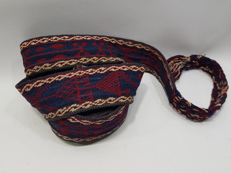 OSMANLI DÖNEMİ BERGAMA KOZAK YÖRESİ EL ÖRME YÜN KOLAN