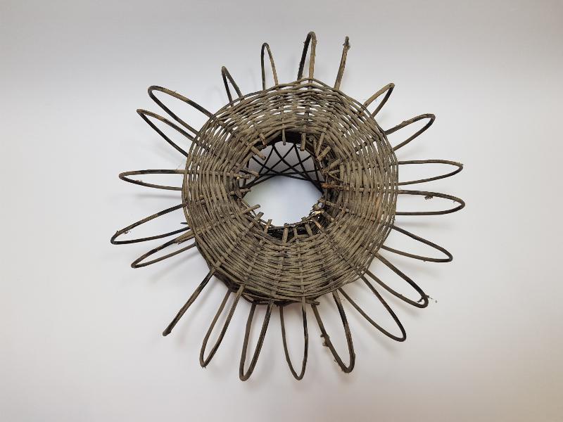 OSMANLI DÖNEMİ ÇOK NADİR SEPET FORMLU KAMIŞ ABAJUR