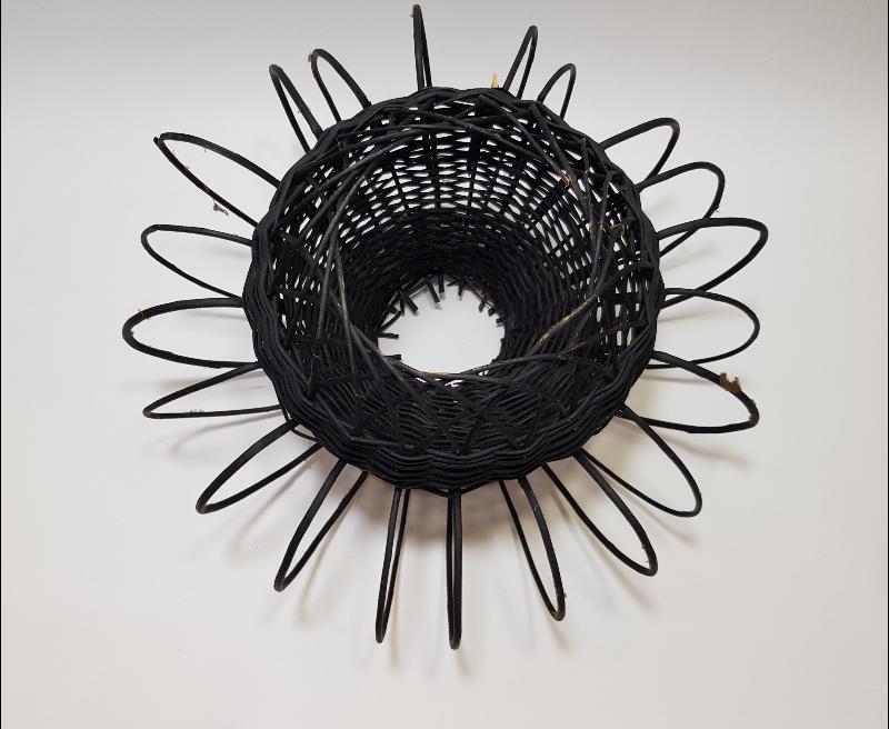 OSMANLI DÖNEMİ ÇOK NADİR SEPET FORMLU KAMIŞ ABAJUR