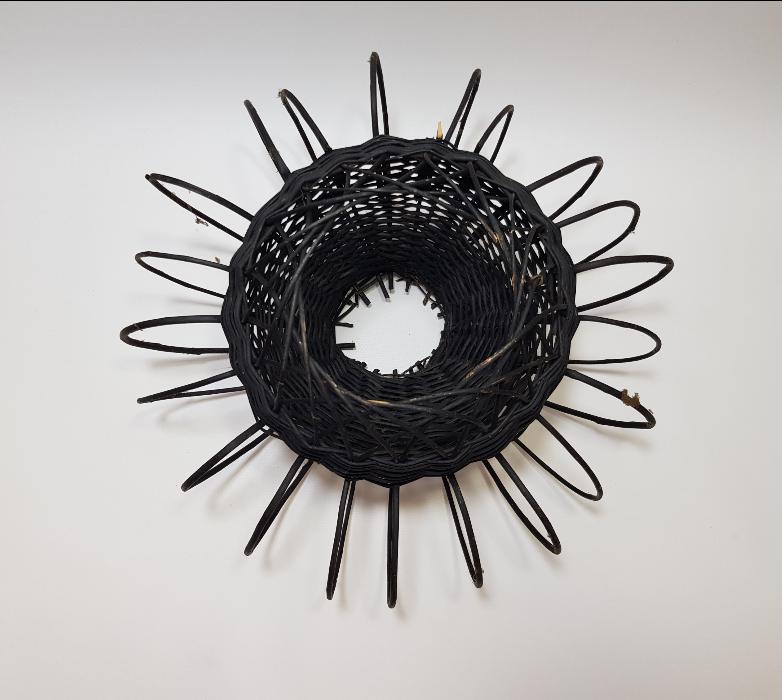 OSMANLI DÖNEMİ ÇOK NADİR SEPET FORMLU KAMIŞ ABAJUR