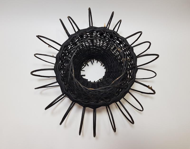 OSMANLI DÖNEMİ ÇOK NADİR SEPET FORMLU KAMIŞ ABAJUR