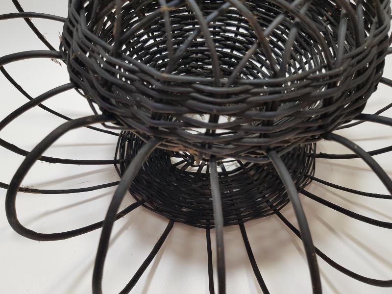 OSMANLI DÖNEMİ ÇOK NADİR SEPET FORMLU KAMIŞ ABAJUR